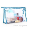 Clear Cosmetic pouch zipper bag portable cosmetics